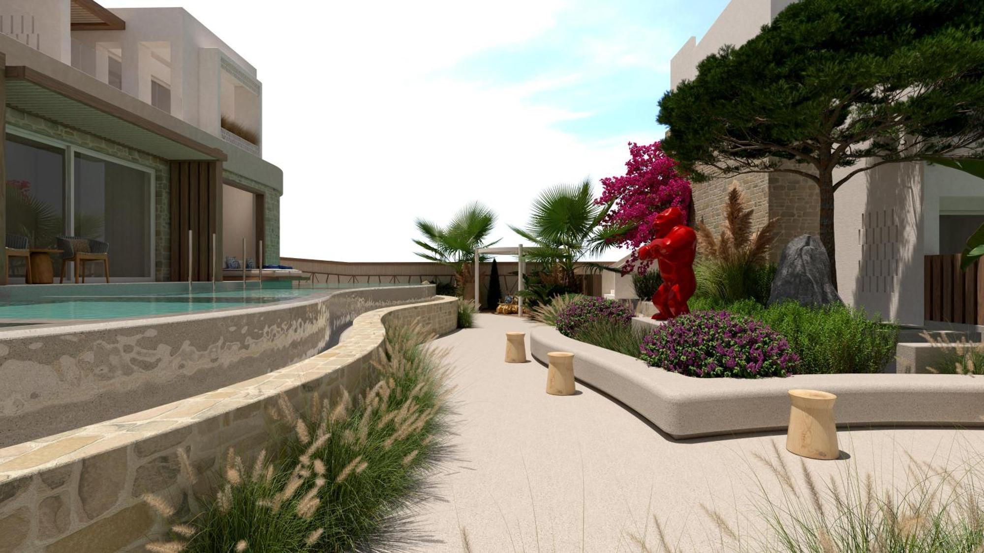 Uzenie All Suites Boutique Resort (Adults Only) Adelianos Kampos Eksteriør bilde