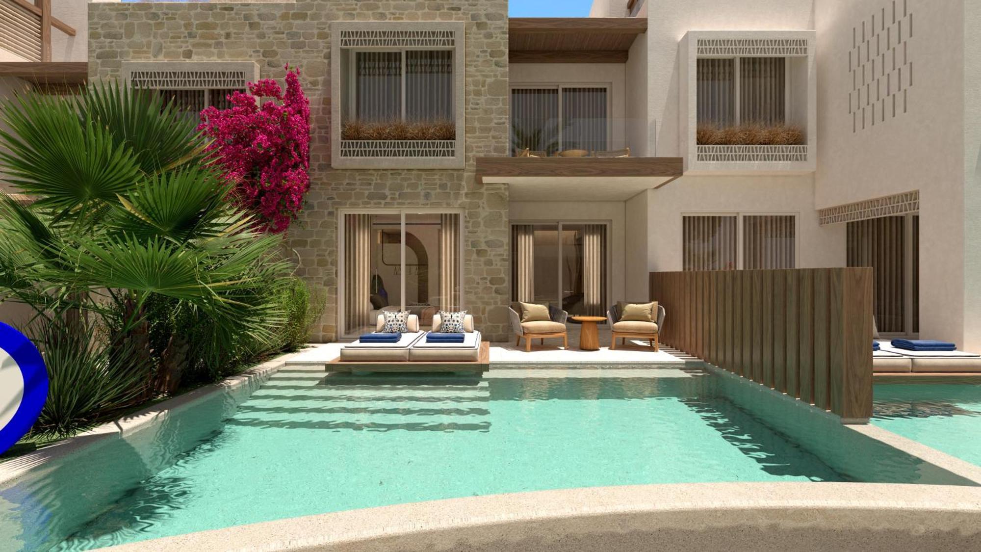 Uzenie All Suites Boutique Resort (Adults Only) Adelianos Kampos Eksteriør bilde